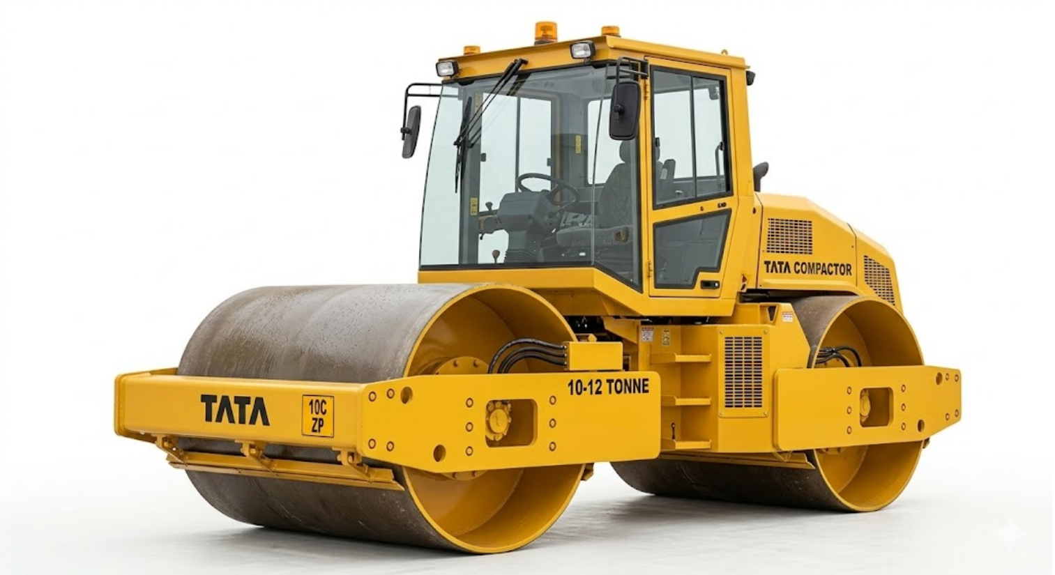 Smooth drum roller compactor hire for roadworks in Cape Town